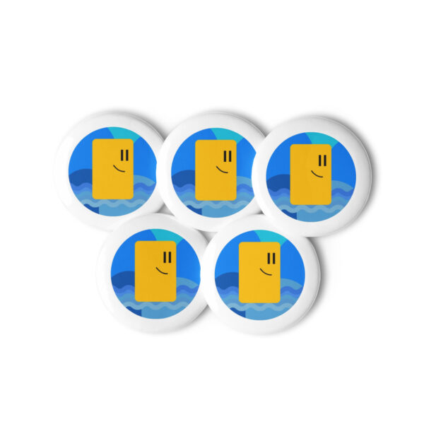 Potato Swimming Pin buttons - Image 4