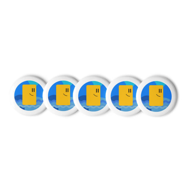 Potato Swimming Pin buttons - Image 3