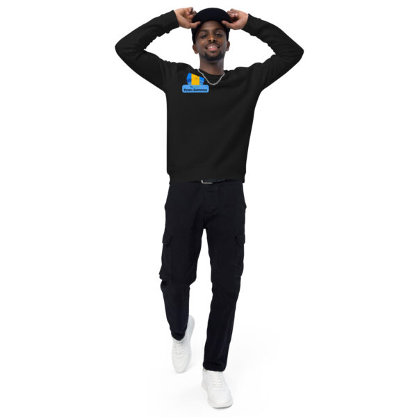 Potato Swimming Unisex organic raglan sweatshirt - Image 3