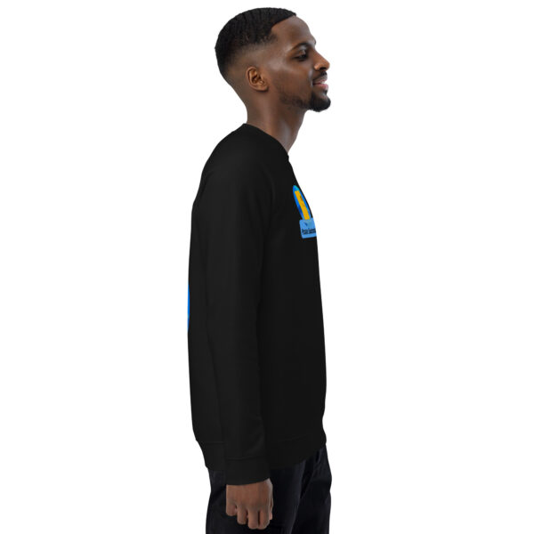Potato Swimming Unisex organic raglan sweatshirt - Image 8
