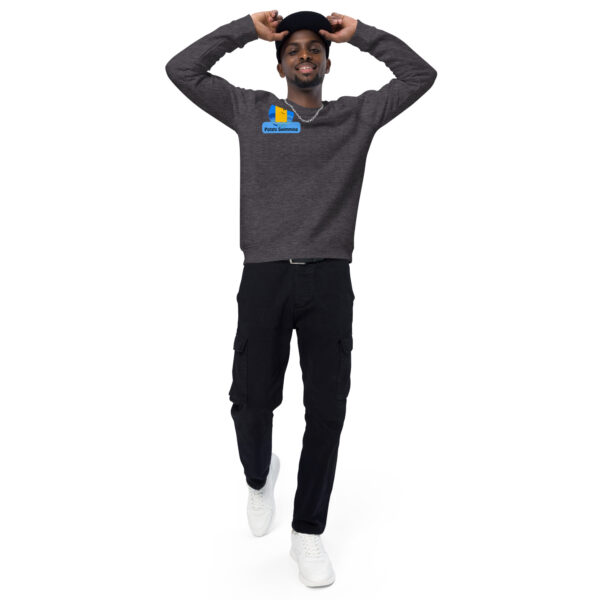 Potato Swimming Unisex organic raglan sweatshirt - Image 14