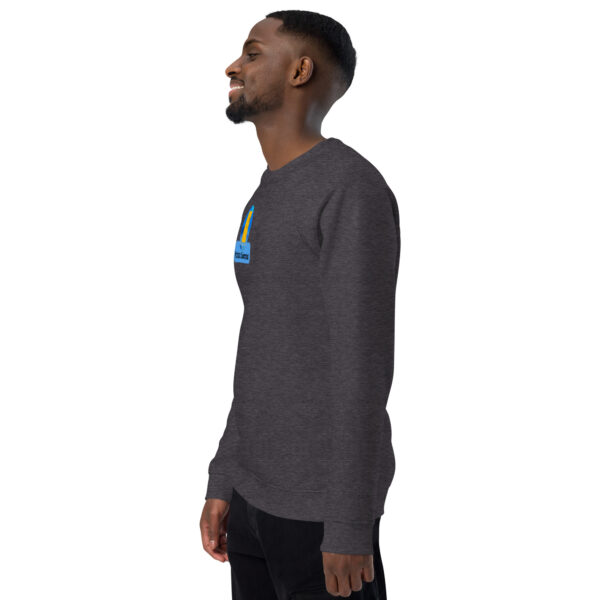 Potato Swimming Unisex organic raglan sweatshirt - Image 17