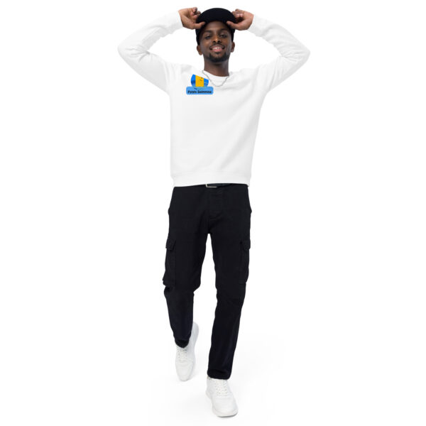 Potato Swimming Unisex organic raglan sweatshirt - Image 25