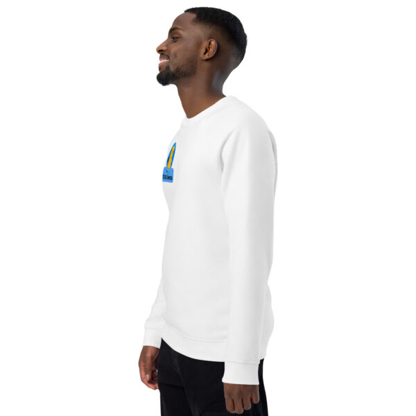 Potato Swimming Unisex organic raglan sweatshirt - Image 28