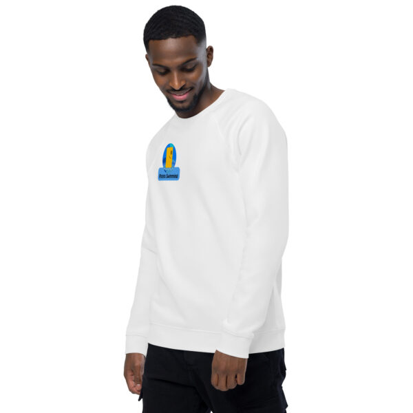 Potato Swimming Unisex organic raglan sweatshirt - Image 29