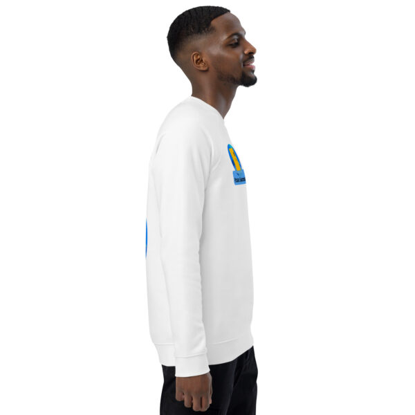 Potato Swimming Unisex organic raglan sweatshirt - Image 30