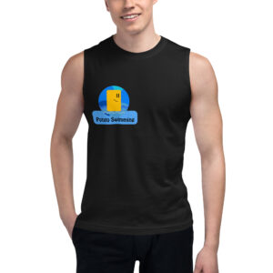 unisex muscle shirt black front 6a760e990fcdb.jpg